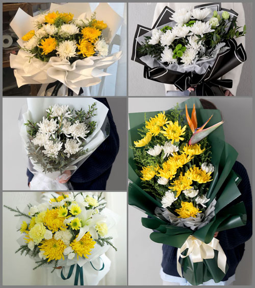 广东梅州市五华县棉洋镇绿水村白事花束代送